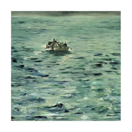 Manet 'Rocheforts Escape' Canvas Art,18x18